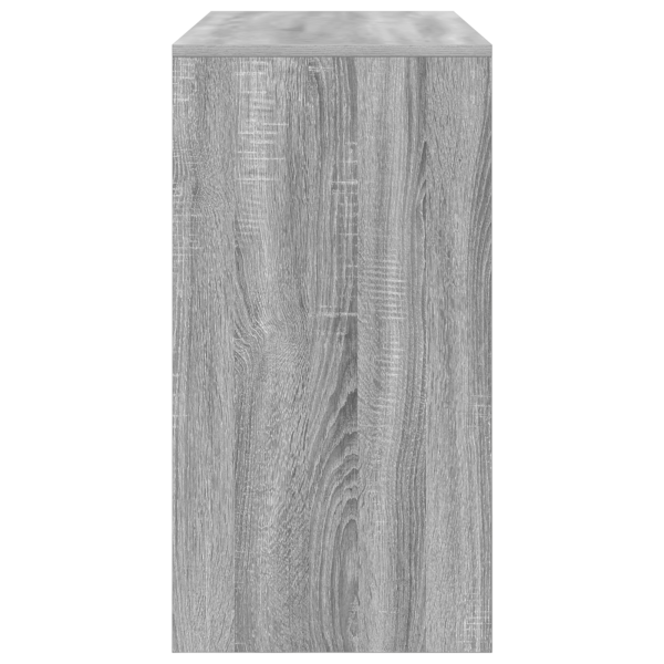 Secretária de Computador Cinza sonoma MDF 100 x 40 x 76 cm M 5