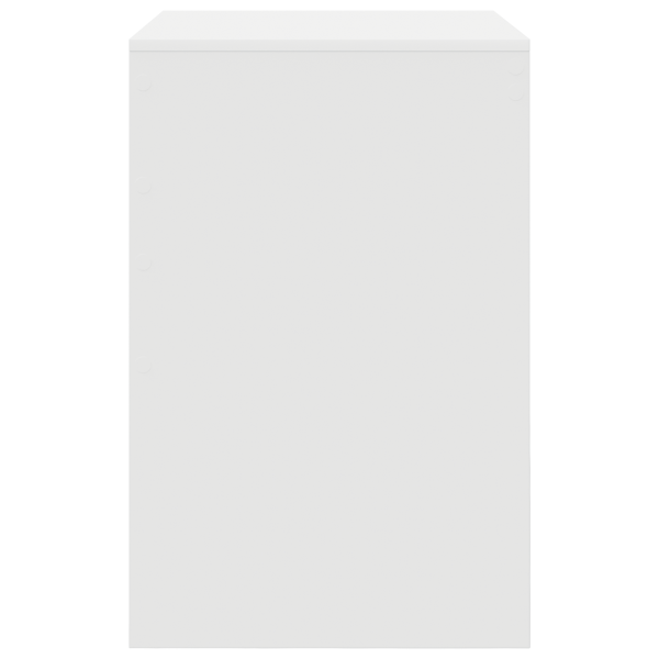 Mesa de Escrita Branca Madeira Engenhada 70 x 50 x 76 cm M 5