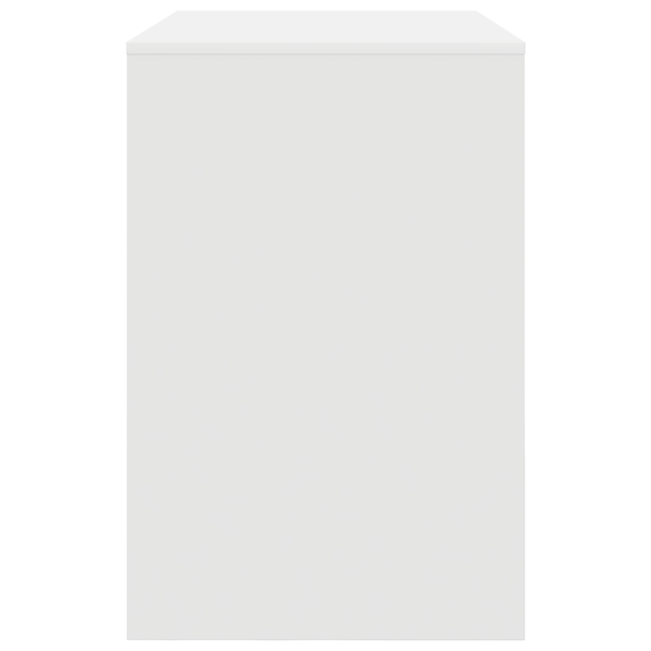 Escritorio de Escritura Blanco Madera Mediano Almacenamiento M 5