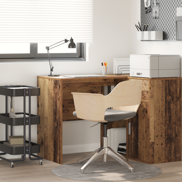 Escritorio de Escritura Madera Vieja Madera Elaborada Pequeño D