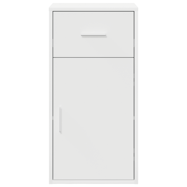 Armário Branco Branco MDF Compacto Armazenamento Armário M 5