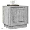 Gabinetes de Noche con Luces LED 2 pcs Gris Sonoma 44x34.5x45 cm 3