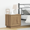 Cabinete de Noche con Luces LED Roble Artesano 44x34.5x45 cm 1