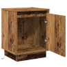 Cabinet de Noche con Luces LED Madera Vieja 39x34.5x50 cm 5
