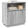 Sideboard com LED Cinza Sonoma 71x34.5x75 cm Madeira Engenharia 3