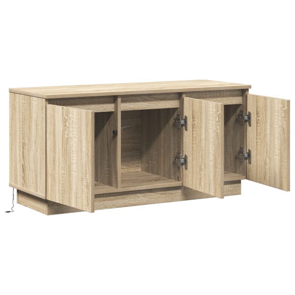 Cabinet de TV Carvalho Sonoma 100x38x49 cm Madeira de Engenharia M 5