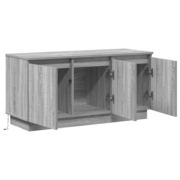 Mueble para TV Gris Sonoma 100x38x49 cm Madera Elaborada M 5