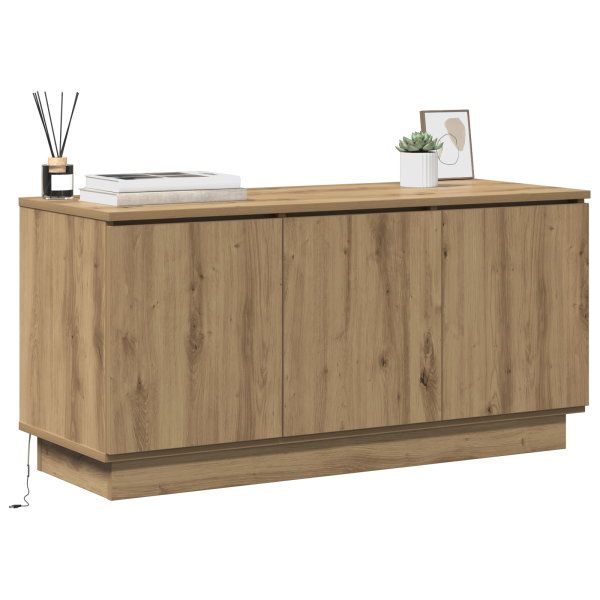 Mueble para TV Roble artesanal 100x38x49 cm Madera ingenierizada M 3