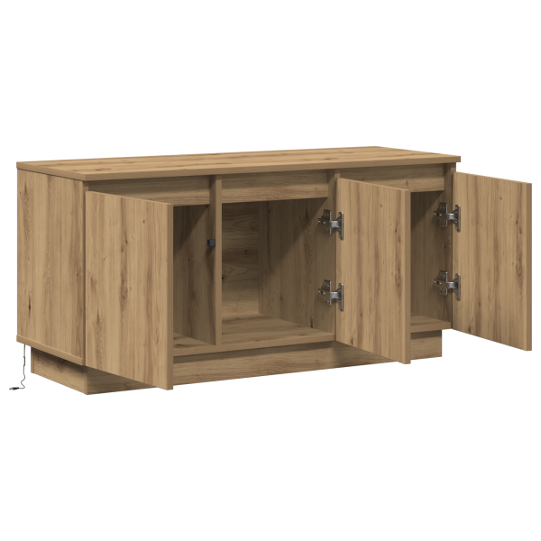 Mueble para TV Roble artesanal 100x38x49 cm Madera ingenierizada M 5