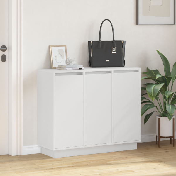 Sideboard  con LED blanco 90x32x75 cm de madera M 5