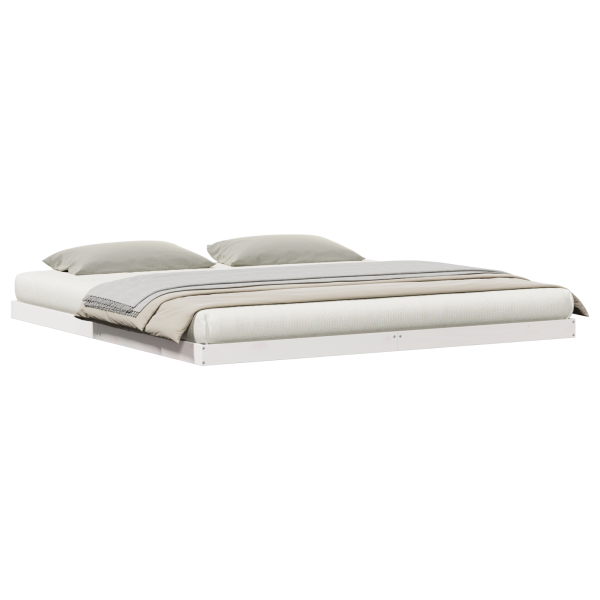 Cama Baixa  180x210 cm Madeira Sólida de Pinus M 3