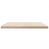 Estructura de cama de suelo madera maciza pino blanca 180x210cm 5