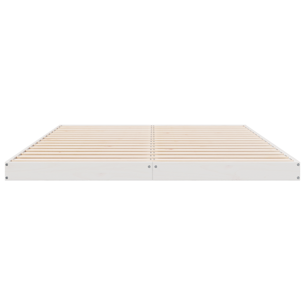 Estrutura de Cama Floor  140x220 cm em Madeira de Pinho M 5