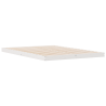 Estructura de cama de suelo madera maciza de pino 160x220 cm 2