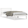 Estructura cama y cabecero madera maciza pino blanco 90x210 cm 3