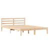 Cama com Cabeceira  140x210 cm Madeira de Pinho 2