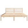 Cama com Cabeceira  140x210 cm Madeira de Pinho 5
