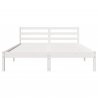 Estructura cama y cabecero madera maciza pino blanco 160x210cm 5