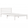 Estructura cama y cabecero madera maciza pino blanco 100x220cm 2