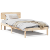 Estrado de Cama com Cabeceira 75 x 190 cm de Madeira de Pinho 4