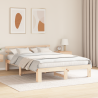 Estructura de Cama Natural de Madera de Pino Natural 5