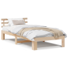 Estrutura de Cama de Madeira de Pinho Natural Madeira 75 x 190 cm 4