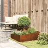 Plantadeira 80x80x50 cm Aço Resistente ao Tempo 4