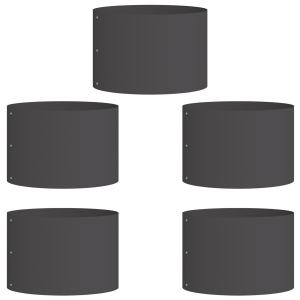 Vasos de Plástico Pretos Preto Plástico Médio Durável H