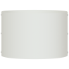 Vaso de Metal Branco Branco Metal Médio Inserções Decorativas 5