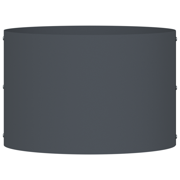 Macetero de Metal Antracita Antracita Metal Mediano M 5