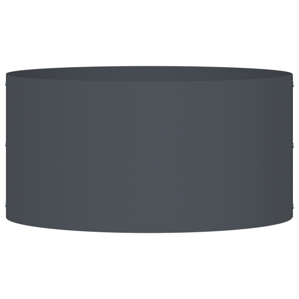 Vaso de Metal Antracite Antracite Metal 40 cm de Diâmetro Durável M 5