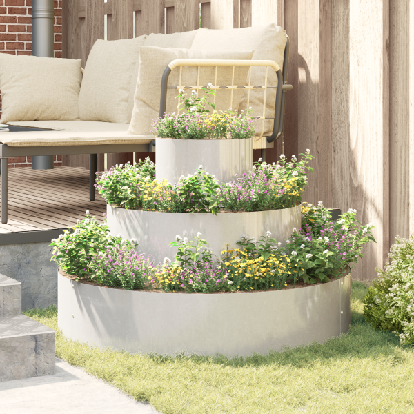 Macetero de metal Acero inoxidable Grande Duradero Macetero M 4