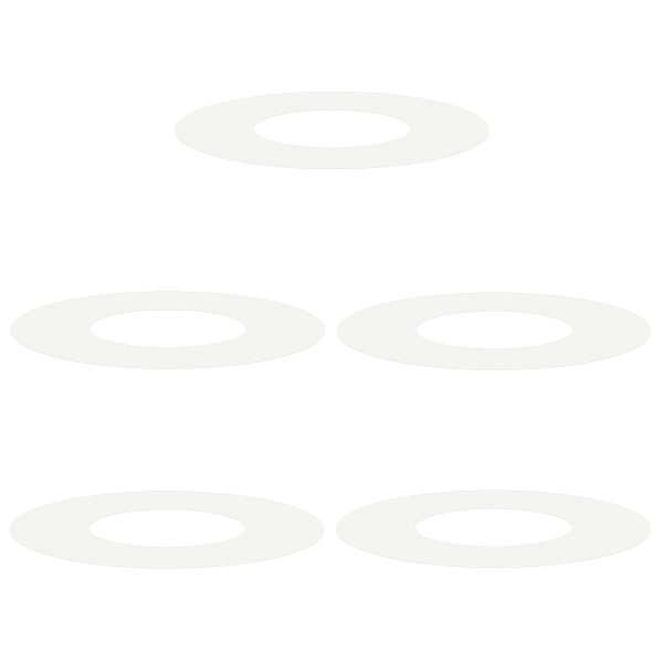 Vaso de Plástico Branco Plástico Grande Vaso de Plástico M 2