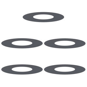 Vaso de Resina Antracite Resina Médio Vasos Vaso Antracite H