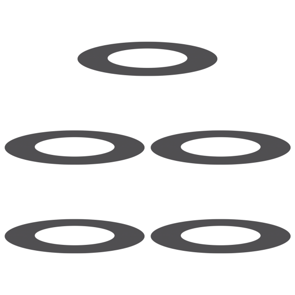 Macetas de Plástico Negro Plástico Grande Duradero M 2