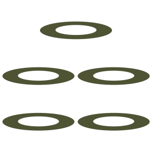 Macetero Verde Oliva Verde oliva Cerámica Grande H