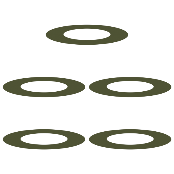 Vaso Verde-Azeitona Verde-azeitona Cerâmica Grande M 2