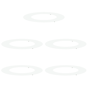 Conjunto de Plantadeiras Plásticas Branco Plástico Grande H