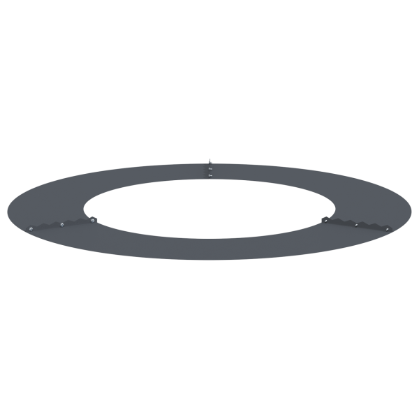 Vaso Antracite Antracite Plástico Grande Vaso Grande Redondo M 4