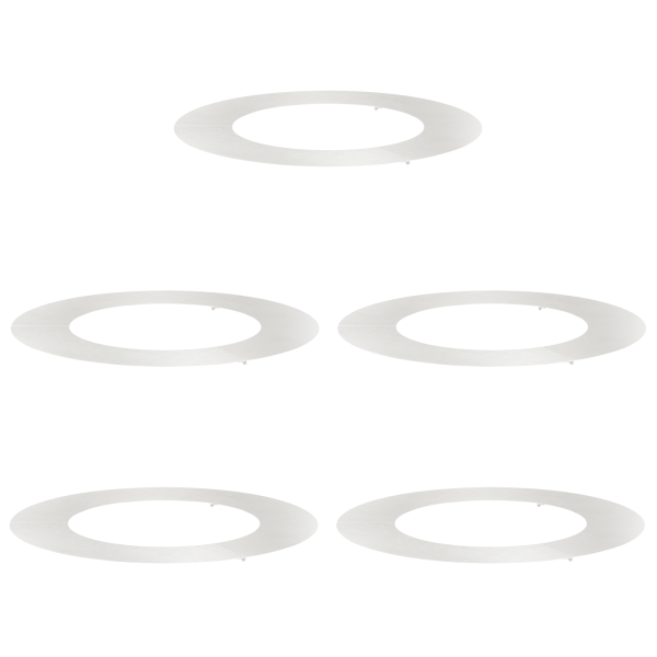 Macetero de acero inoxidable Acero inoxidable Grande Duradero M 2