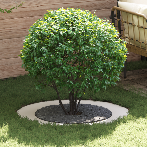 Macetero Blanco Blanco Plástico Grande Ligero D