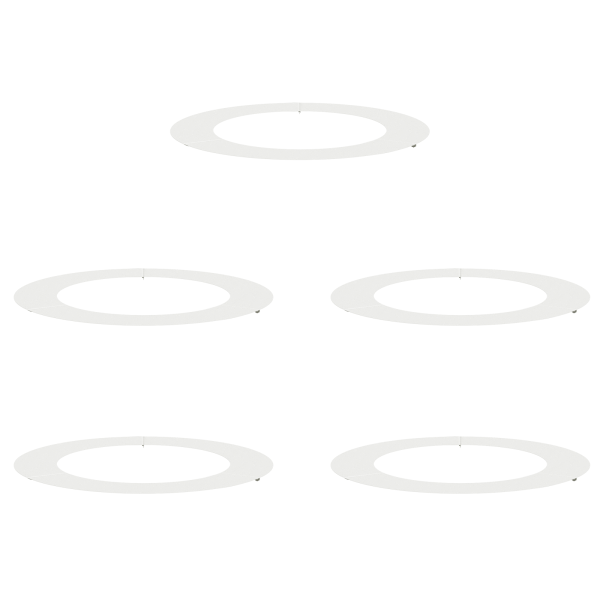 Macetas Blancas Blanco Plástico Grande Plegables M 2