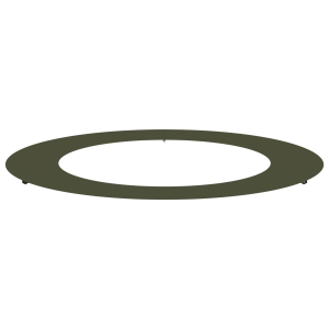 Macetero Verde Oliva de Metal Verde oliva Metal Grande Macetero H