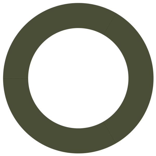 Vaso de Metal Verde-Azeitona Verde-azeitona Metal Grande Vaso M 5