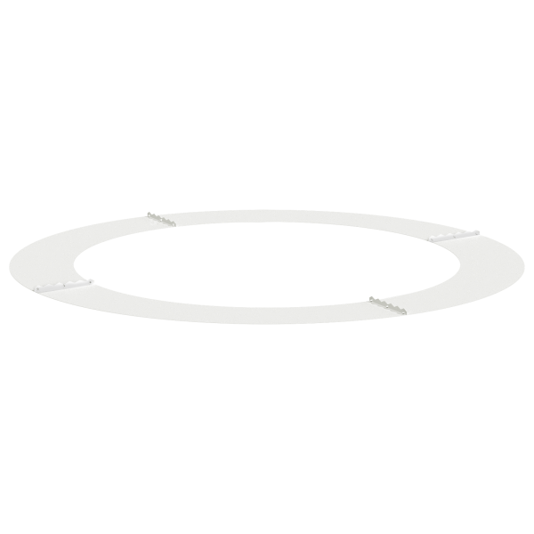 Plantador Grande de Metal Branco Branco Metal Grande Leve M 4