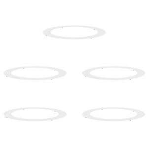 Vasos Brancos Branco Plástico Grande Vaso Branco Redondo H