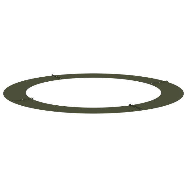 Macetero Plástico Verde oliva Plástico Grande Macetero circular M 4