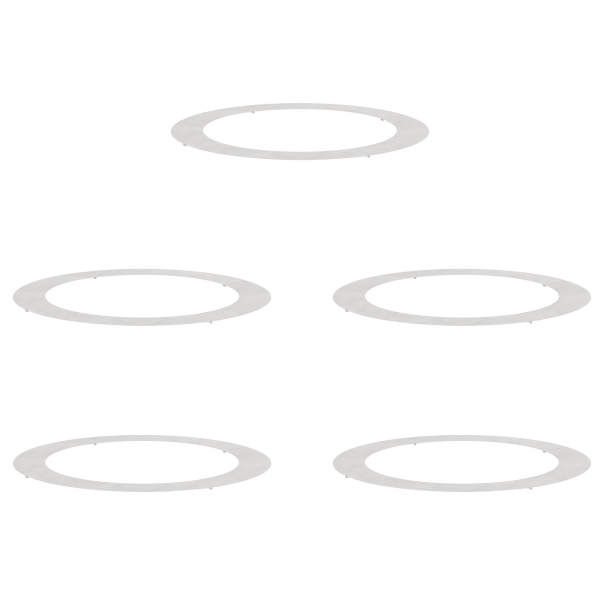 Macetero de acero inoxidable Acero inoxidable Grande M 2