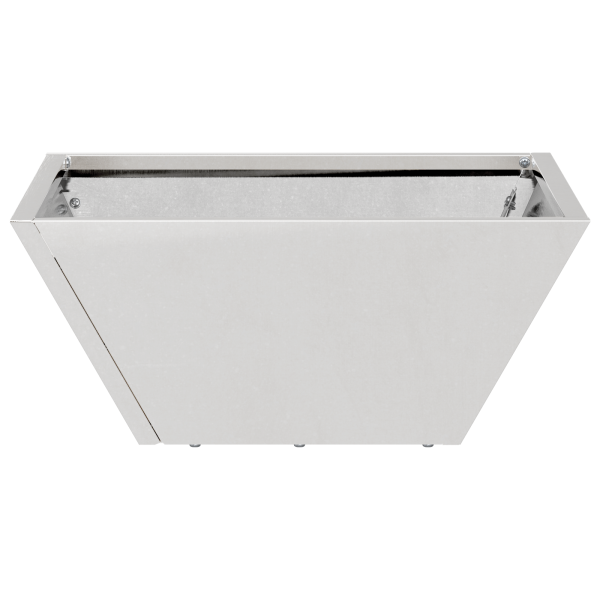 Macetero de Metal Acero inoxidable 35 x 35 x 15 cm M 5