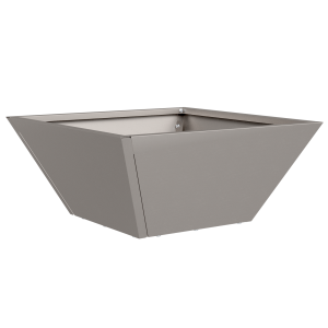 Macetero de Metal Acero Resistente a Climas 35 x 35 x 15 cm H